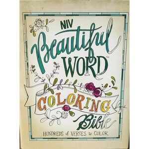 Beautiful Word Coloring Bible Book-NIV: Hundreds of Verses to Color Hardcover